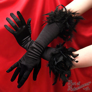 black sexy mittens