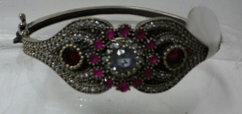 silver plated bracelet