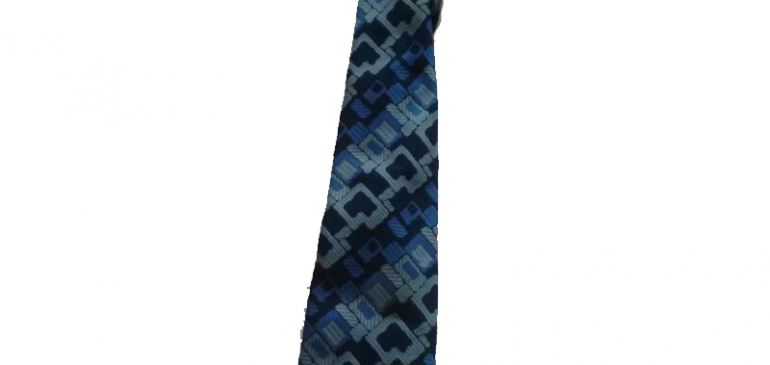 עניבת וינטג’ כחולה